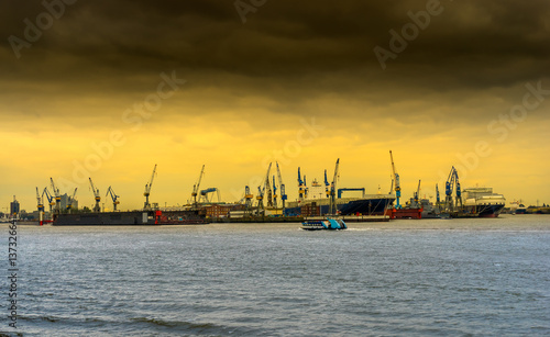 Werft Hamburg Panorama