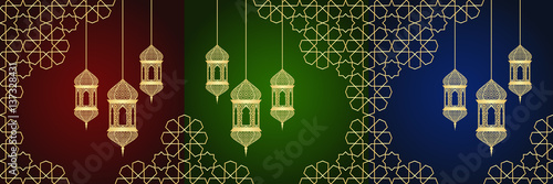 Set of ramadan cards