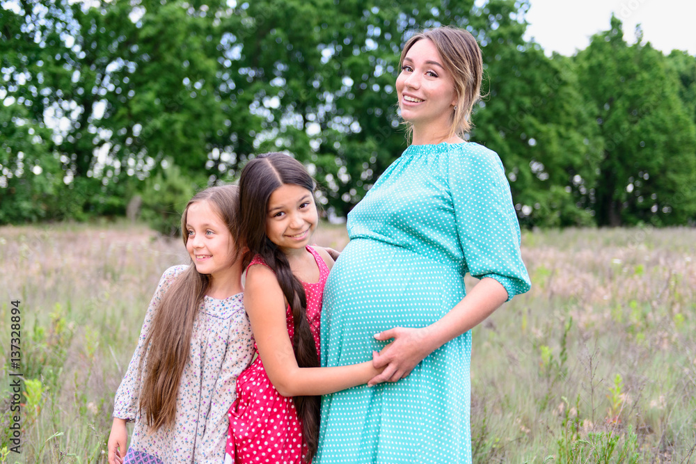 happy family on the nature happy family on the nature