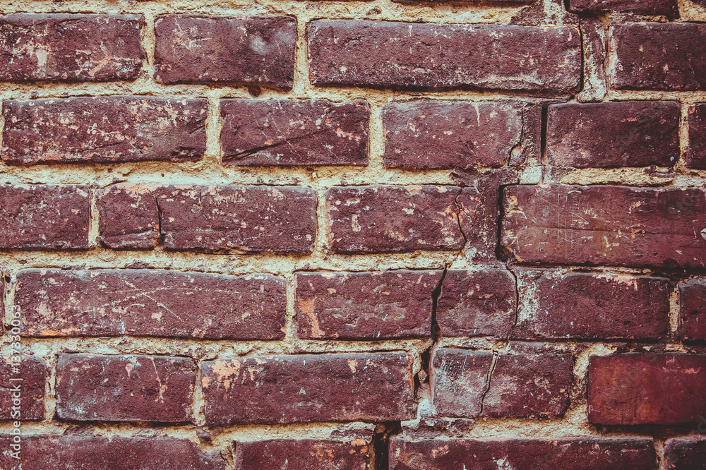 Obraz premium Old brick wall background texture