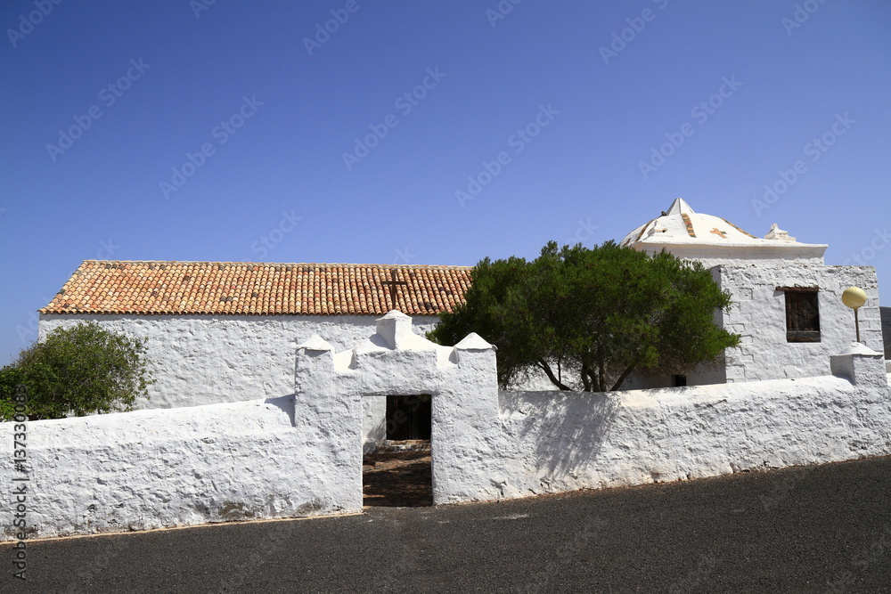 La ermita de San Agustín, Fuerteventura, Spain