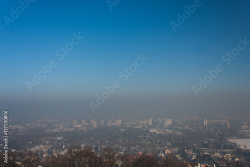 Smog in Cracow  Poland