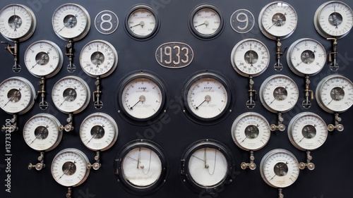 Fotografie Analogue Gauge Wall