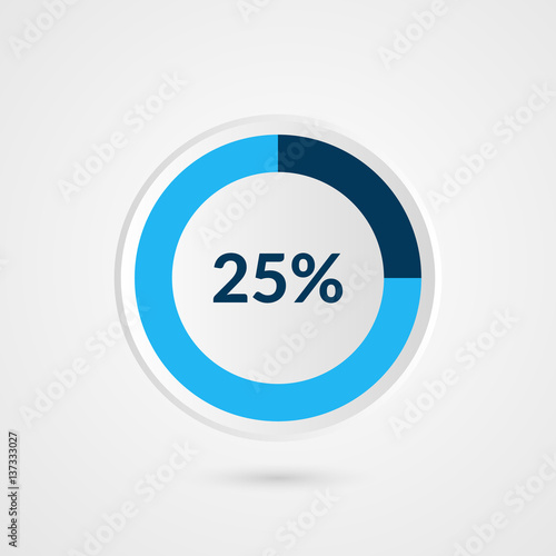 50 percent blue grey and white pie chart. Percentage vector infographics. Circle diagram business illustrationdiagram business illustration