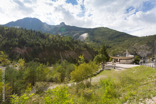 Vajont destoyed dam, Italy