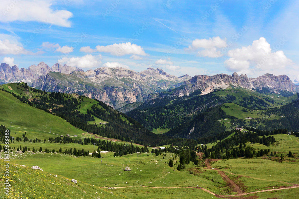 Beautiful mountain panorama Beautiful mountain panorama