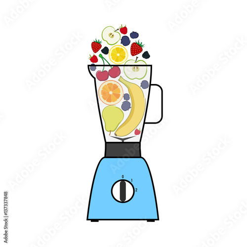 Make your smoothie. Mix fruits.
