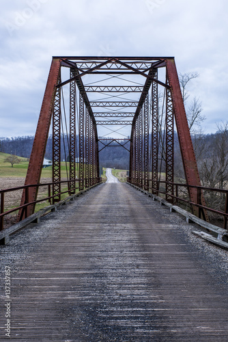 Rural and Historic Truss Bridge - West Virginia