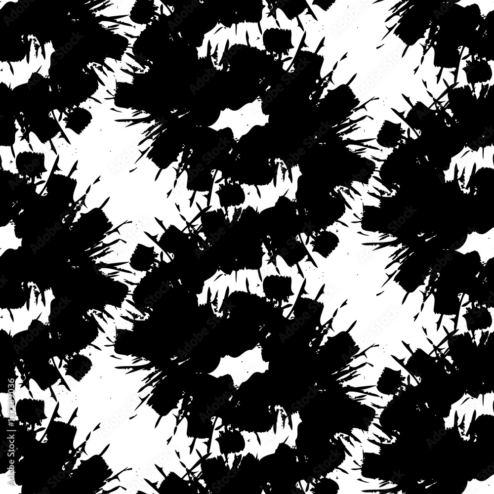 Hand painted pattern with bold brush strokes Hand painted pattern with bold brush strokes
