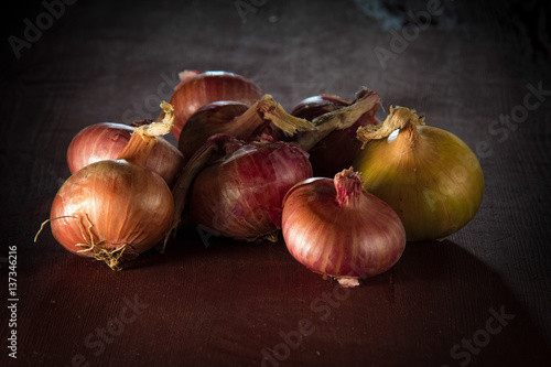 onions on the table