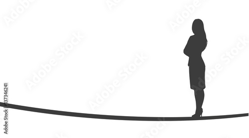 Geschäftsfrau | Silhouette