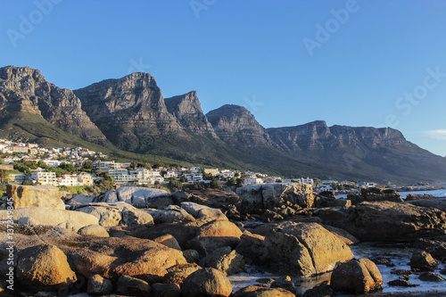 Twelve Apostles Mountain in Cape Town, South Africav