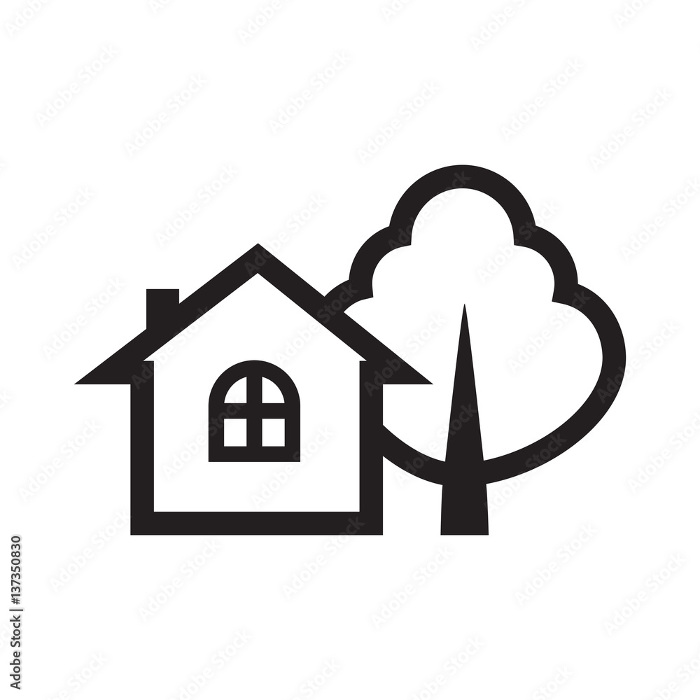 Home logo for concept. Home logo for concept.