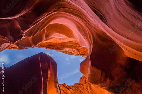 In the Lower Antelope Canyon, Navajo Reservation, near Page,Arizona,Usa
