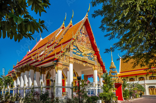 Wat Mongkol Nimit temple in Phuket town, southern Thailand. photo