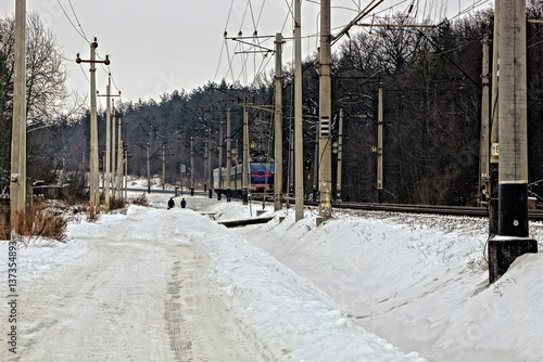 Железная дорога и поезд © butus