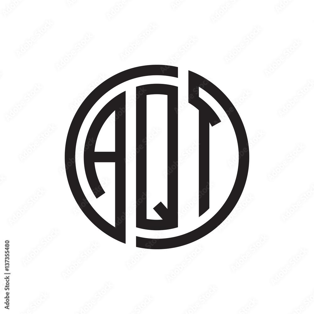 initial three letter logo circle black initial three letter logo circle black