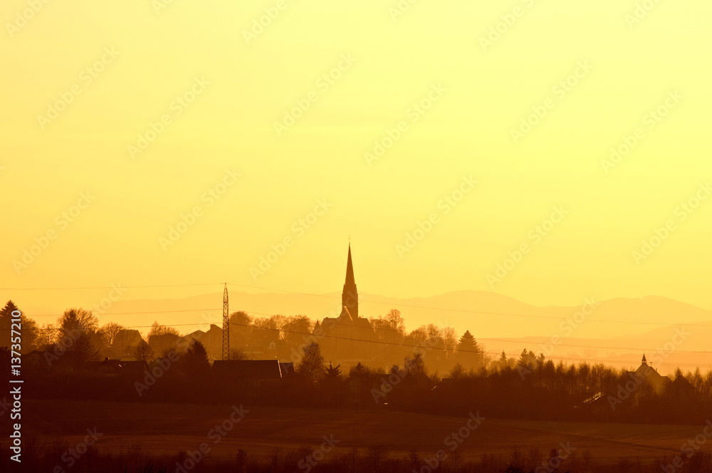 Fototapeta premium Kleinstadt Frankenberg