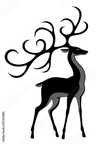 Black deer