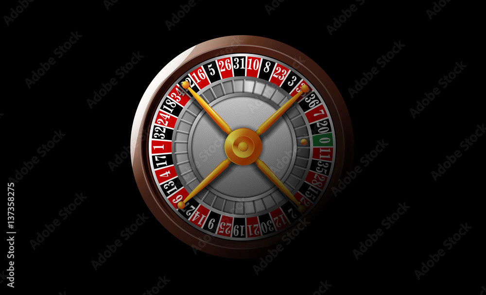 Casino roulette wheel