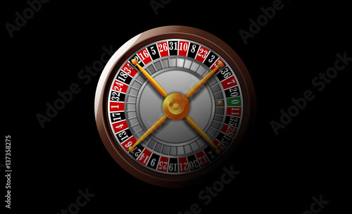 Casino roulette wheel
