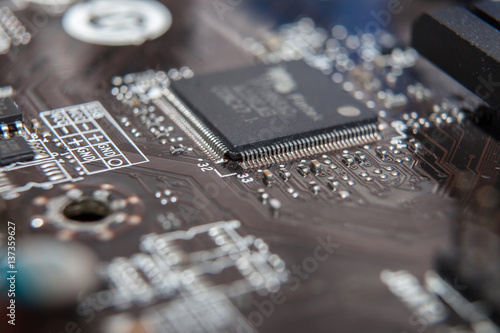 Wallpaper Mural motherboard repair, chip, closeup, dust, service Torontodigital.ca