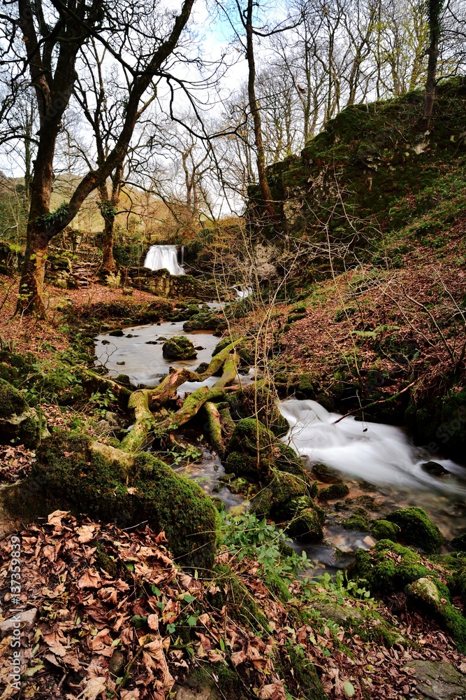 Fototapeta premium Janet's Foss Waterfalls
