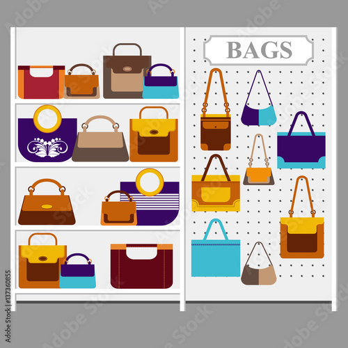 Bags on the store shelves
