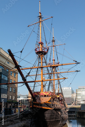 View of of the Golden Hind photo