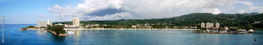 Jamaica's Town Panorama