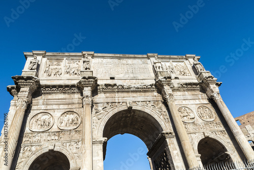 Arch of triumph in Rome, Italy
