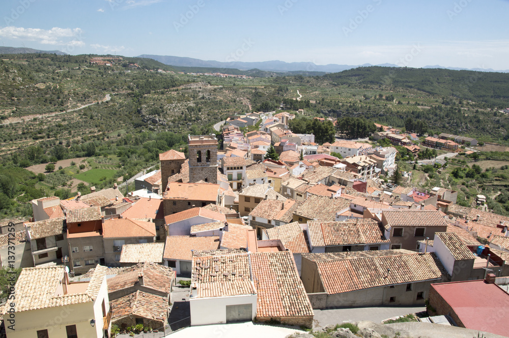 The town of Bejis in Castellon, Valencia