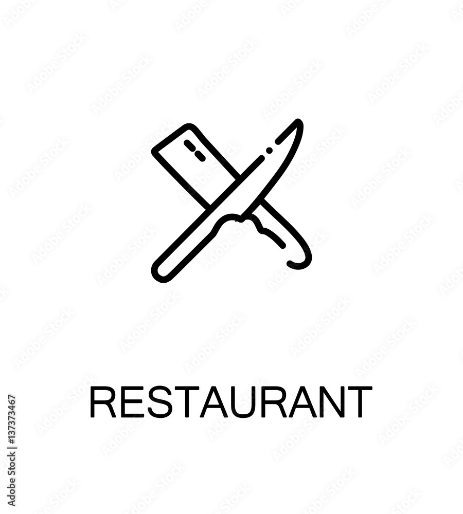 Restaurant flat icon Restaurant flat icon