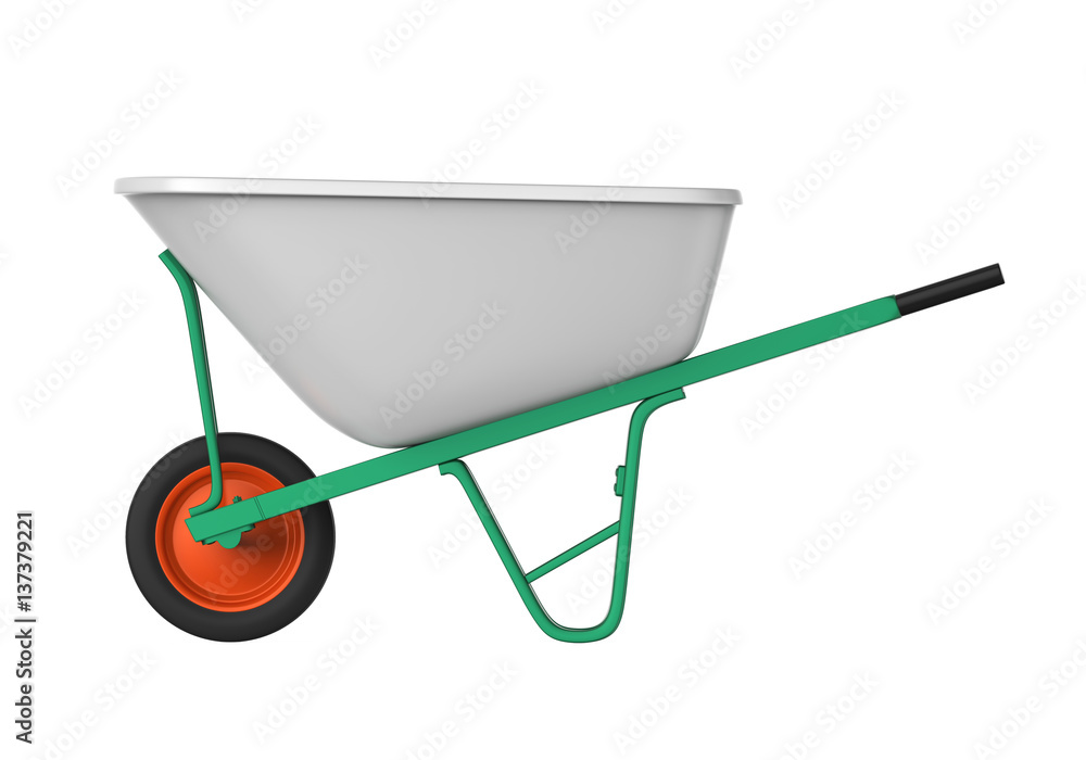 Wheelbarrow Isolated Wheelbarrow Isolated
