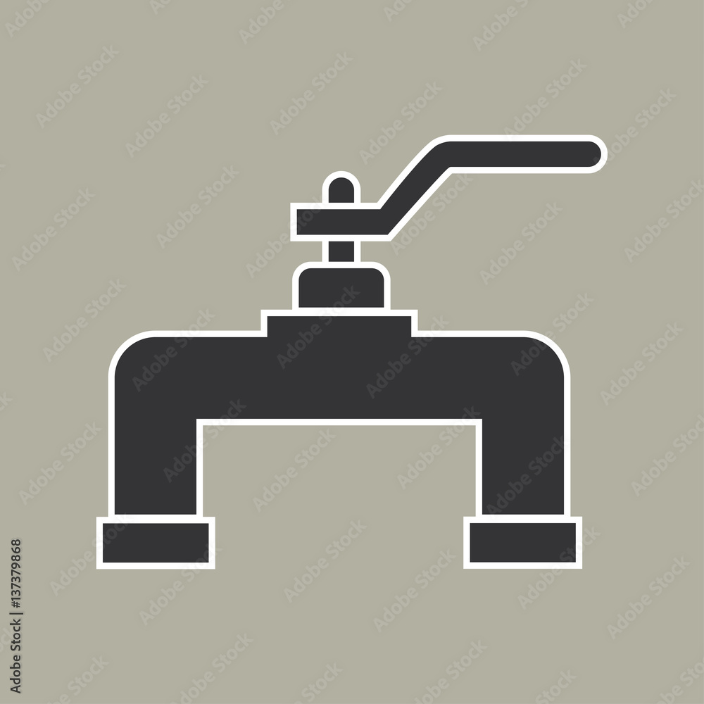 Pipe icon vector Pipe icon vector