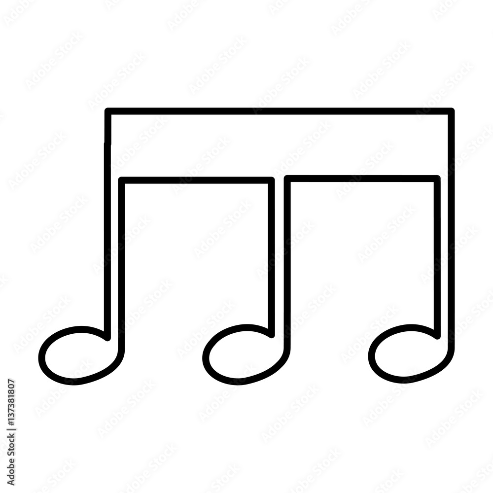 music note isolated icon vector illustration design music note isolated icon vector illustration design
