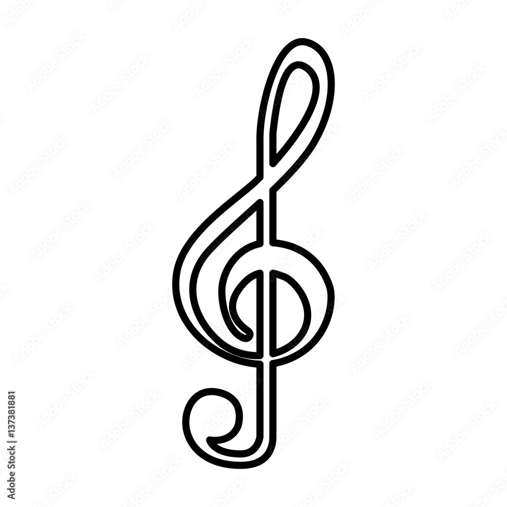 music note isolated icon vector illustration design music note isolated icon vector illustration design