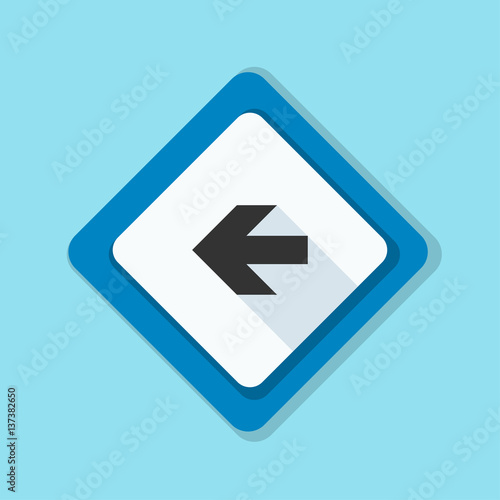 Free Download Left Arrow Sign illustration - GFXLoad
