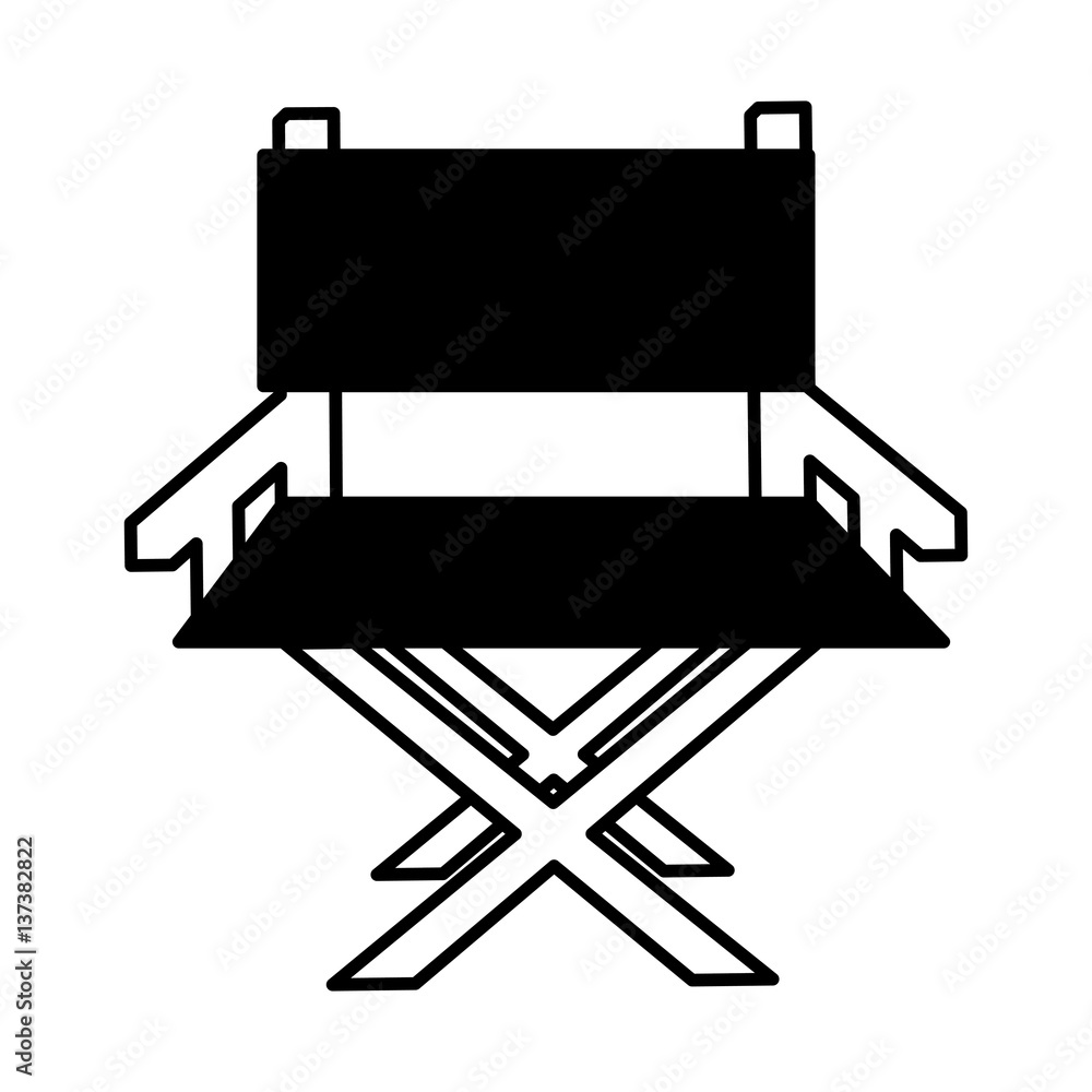 director chair cinema icon vector illustration design director chair cinema icon vector illustration design