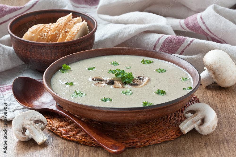 Mushroom soup Mushroom soup
