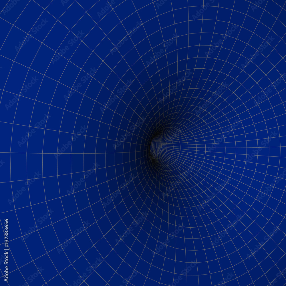 Fototapeta premium 3d vector tunnel