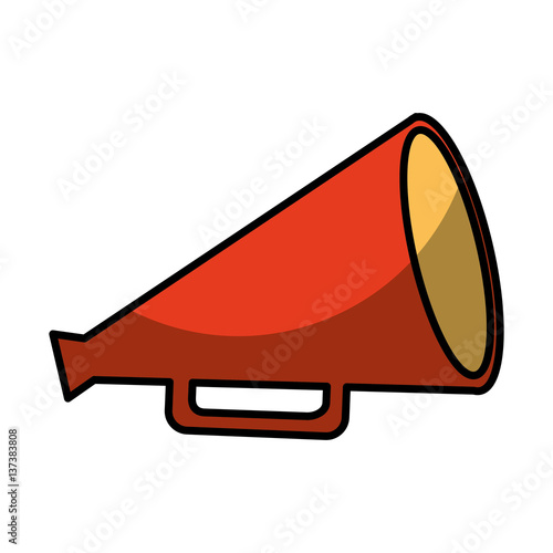 director cinema megaphone icon vector illustration design