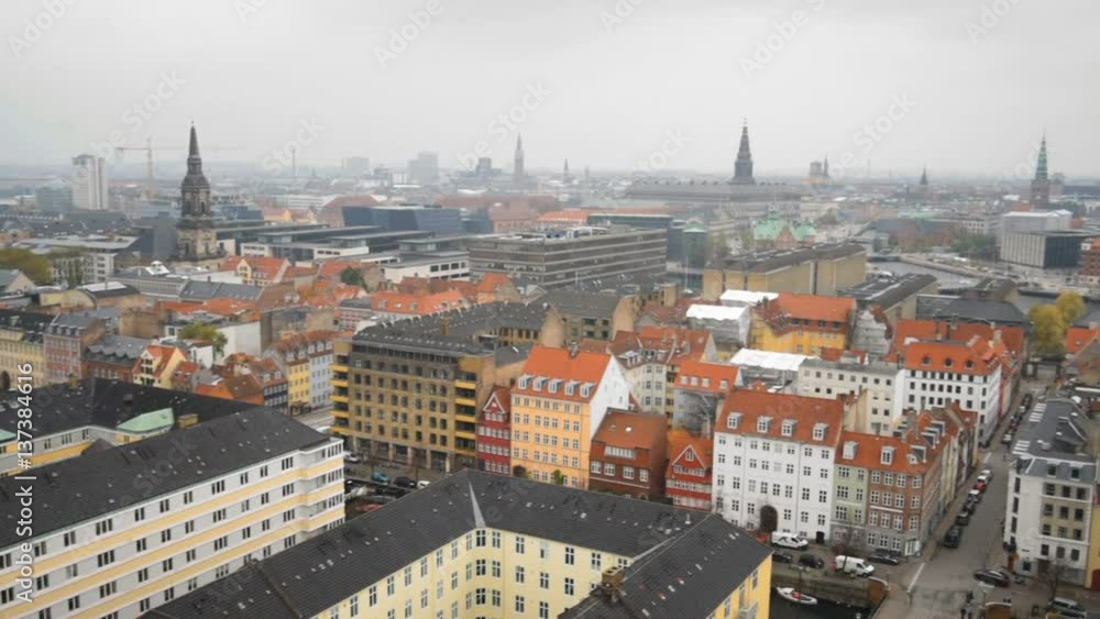 Cityscape of Copenhagen, Denmark in an autumn day Cityscape of Copenhagen, Denmark in an autumn day