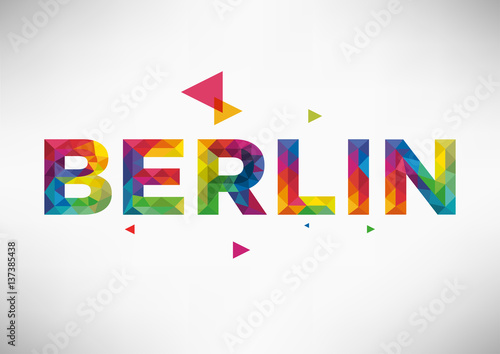 Photography Geometric Berlin City Vector Design