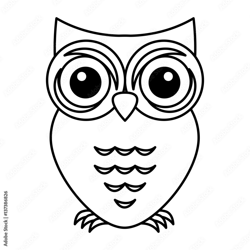 owl bird isolated icon vector illustration design owl bird isolated icon vector illustration design