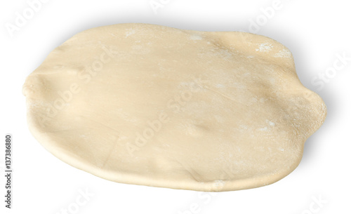 фотографія Roll out the dough piece horizontally