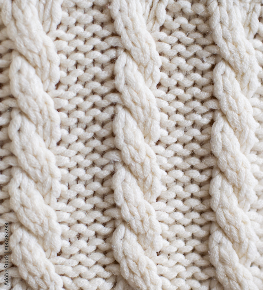 texture knitted white fabric texture knitted white fabric