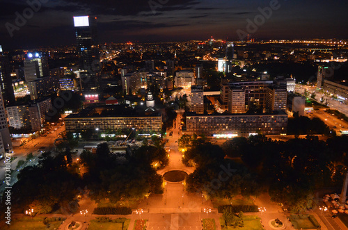 Warszawa letniej nocy/Warsaw by summernight, Mazovia, Poland