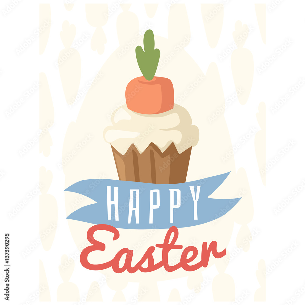 Easter holiday vector illustration Easter holiday vector illustration