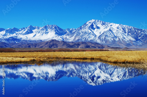 mountain reflection